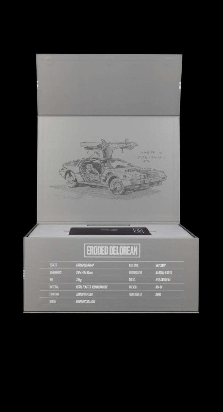 ERODED DELOREAN