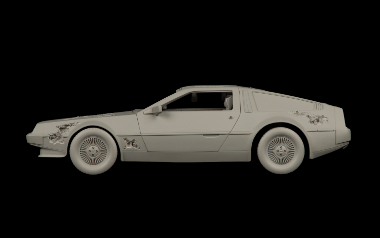 ERODED DELOREAN