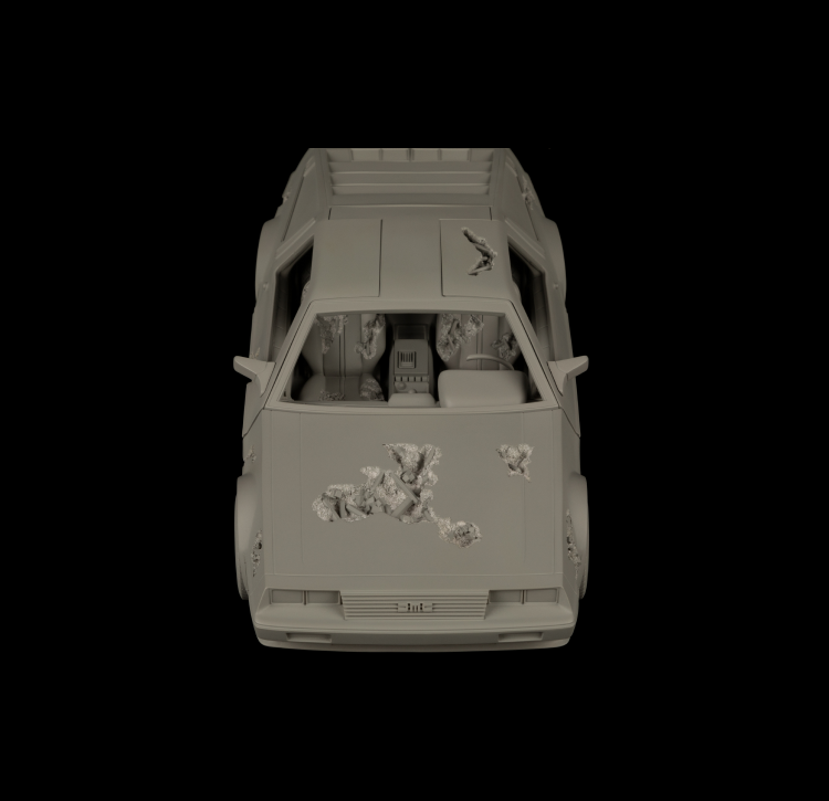 ERODED DELOREAN