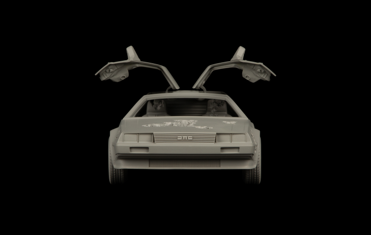 ERODED DELOREAN